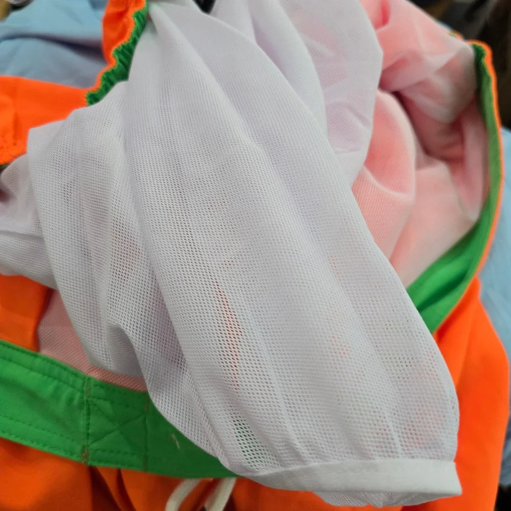 Polo‎ Ralph Lauren Mens Neon Orange Swim Trunks Cargo Shorts 2XLT 711858958005
